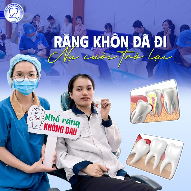 Bài đăng về khách hàng nhổ răng khôn tại phòng khám